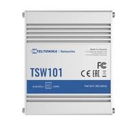 Teltonika TSW101 - Interruptor Ethernet automático, 5 Puertos Gigabit Ethernet, PoE+, diseño Duradero