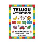 Telugu Alphabet Activity Book for Kids: Learn Telugu Letters with Coloring