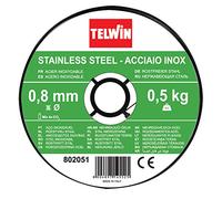 Telwin 802051 - Bobina de hilo acero Ø 0,8 mm (0,5 kg), gris