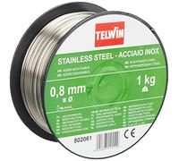 Telwin 802061 - Bobina de hilo de alma Ø 0.8 mm, 1 kg, Gris