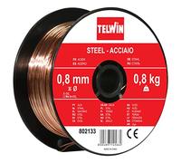 Telwin 802133 Bobina Hilo para soldar acero, 0.8 mm, 0.8 kg