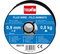 Telwin alambre de flujo sin gas 0.9 mm 0.8 kg