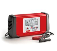 Telwin Doctor Charge 50 - Cargador de batería (600 W, 230 V), Color Rojo y Negro