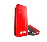 Telwin Drive 1250 Arrancador Portátil Multifunción 12V para Automóviles, Motocicletas, Barcos, 1250A + Powerbank