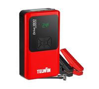 Telwin Drive 1800 Kompressor 12V Arrancador de Emergencia Portátil Ultracompacto Multifunción al Litio para Coches, Motos, Barcos con Compresor Integrado, Powerbank y Luz LED, 1800A