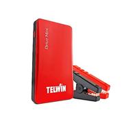 Telwin Drive Mini: Arrancador Multifunción portátil y Power Bank, Booster de 1000 A, Arranque de 12 V, Luz LED