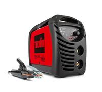 Telwin Force 168 MPGE, soldadora inverter MMA de 150 A, 230 V, compatible con grupos electrógenos, electrodos de hasta 4 mm, accesorios incluidos, maleta