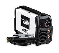 TELWIN - Máquina de Soldar Inverter TE-816084 - Ajuste 10-200 A - Portátil para Uso Profesional - Amplia Gama de Electrodos - Maleta de Cartón