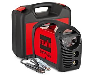 TELWIN - Soldador Inverter Profesional FORCE 165 TE-815857 - Alta Estabilidad - Para Diversos Electrodos - Incluye Maleta