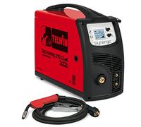 TELWIN - Soldador Inverter TE-816053 - 20-220 Ap Potencia - Intensidad Ajustable - Portátil y Compacto - Versátil en Acero, Inox, Aluminio - Caja de Aluminio Incluida