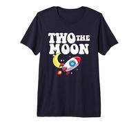 Tema 2 de la Fiesta de cumpleaños de Outer Space: El Astronauta Lunar Camiseta Premium