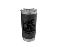 Tema Bigfoot "You Don't Find Me, I Find You" Vaso térmico de acero inoxidable de doble pared