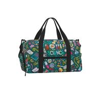 Tema de Ciencia Animada,Bolso Deportivo Bandolera de Mano, Bolsa de Deporte, Bolsa de Viaje de Gran Capacidad para Mujeres y Hombres.