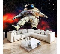 Tema De Ciencia Ficción Universo Astronautas Papel pintado fotográfico tejido no tejido 500 x 280 cm murales decorativos modernos para pared Negro, póster de pared para habitación infantil y salón