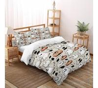 Tema de Navidad Juego De Cama Tamaño Elegant Comfort Lujoso Calabaza Bedding Funda De Edredón 3 Piezas - 2 Funda De Almohada(50 * 75) King（220x240cm）