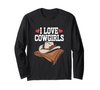 Tema de rodeo occidental I Love Cowgirls Manga Larga