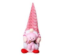 Tema de San Valentín Gnomos Pareja Conjunto Decoraciones Estilo Fairy Tail Sin Rostro Muñeca de Juguete de Peluche Sensación de Punto Elegante Dirección del Espacio Escritorio Elegante Énfasis en