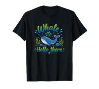 Tema Divertido y Lindo de Ocean Escape de Whale Hello There Camiseta