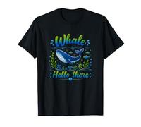 Tema Divertido y Lindo de Ocean Paradise de Whale Hello There Camiseta