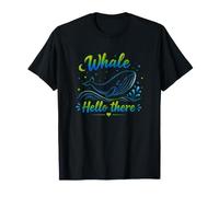 Tema Divertido y Lindo de Whale Hello There Friends Camiseta
