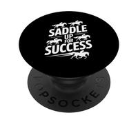Tema Ecuestre Saddle Up For Success PopSockets PopGrip Adhesivo