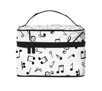 Tema Musical Impreso., Bolsa de Maquillaje Bolsa de cosméticos Bolsa de artículos de tocador de Viaje portátil Estuche para lápices Bolsa de artículos de tocador