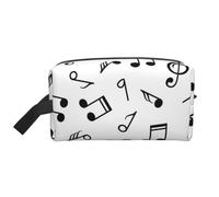 Tema Musical Impreso., Bolsa de Maquillaje Bolsa de cosméticos Bolsa de artículos de tocador de Viaje portátil Organizador de Bolsa de Maquillaje