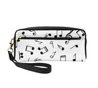 Tema Musical Impreso., Bolsa de Maquillaje Bolsa de cosméticos Bolsa de Aseo de Viaje portátil Estuche de Cuero para Mujeres y niñas