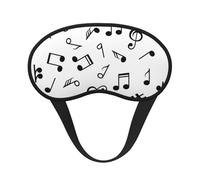 Tema musical impreso, Cubiertas oculares completas, antifaces para dormir que bloquean la luz, orejeras opacas para dormir
