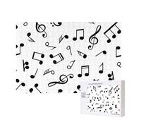 Tema Musical Impreso,Rompecabezas de Madera de 300 Piezas, Juego Familiar, Rompecabezas para Adultos, Adolescentes, decoración del hogar