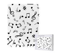 Tema Musical Impreso,Rompecabezas de Madera de 500 Piezas para Adultos y Adolescentes.