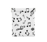 Tema Musical Impreso., Squeeze Top Wallet Bolsa de Almacenamiento para Mujer Monedero pequeño Bolsa de Cambio