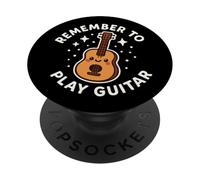 Tema Musical Remember to Play Guitar Lindo PopSockets PopGrip Adhesivo
