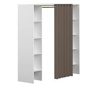 TemaHome 4021X2191R00 Vestidor 2 Columnas Blanco Madera/Taupe 185,3 x 182 x 50 cm