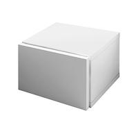 TemaHome Float mesilla con un cajón, madera, blanco mate, 45 x 43 x 31 cm