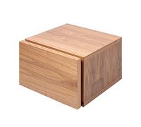 TemaHome Float mesilla con un cajón, madera, nogal, 45 x 43 x 31 cm