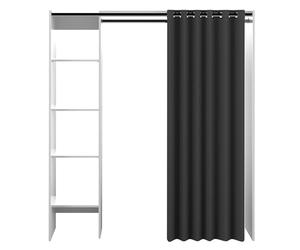 Temahome Vestidor 1 Columna Madera Blanca/Antracita 150,01 x 150,01 x 76,2 cm, 4020A2193R00