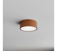 TEMAR LIGHTING Plafón Cleo, Ø 20 cm, IP54, color cobre, metal, E27