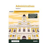 Temario 1 Administrativos de la Comunidad de Madrid. Turno libre (Temarios 1 y 2 Administrativos Comunidad de Madrid, turno libre (OC))
