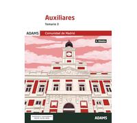 Temario 3 Auxiliares Administrativos de la Comunidad de Madrid