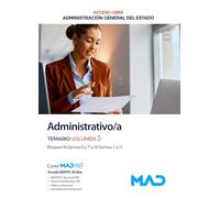 TEMARIO ADMINISTRATIVO;A DEL ESTADO. BLOQUE III Y IV. ACCESO LIBRE