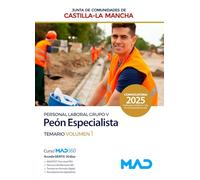 Peón Especialista (Grupo V de Personal Laboral de la Junta de Comunidades de Castilla-La Mancha). Temario Volumen 1