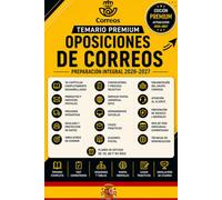 TEMARIO OPOSICIÓN CORREOS 2026-2027: Manual completo y actualizado para preparar las oposiciones de Correos. Teoría, esquemas, ejemplos prácticos y contenidos esenciales para superar el examen.