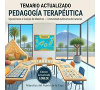 TEMARIO OPOSICIONES PEDAGOGÍA TERAPÉUTICA: CANARIAS
