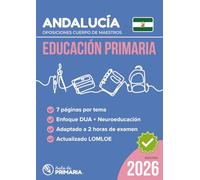 Temario Oposiciones Primaria ANDALUCÍA: Deja de resumir. Comienza a Estudiar.