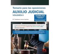 Temario para las oposiciones de Auxilio judicial 2023 (II): VOLUMEN II: 1 (Campus Opositor)