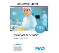 TEMARIO VOLUMEN 2 OPERARIO ; A DE SERVICIOS SACYL 2025