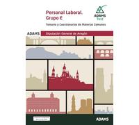 Temario y Cuestionarios Materias Comunes Personal Laboral Grupo E Diputación General de Aragón (OPOSICIONES)