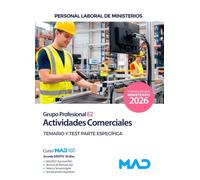 TEMARIO Y TEST PARTE ESPECIFICA ACTIVIDADES COMERCIALES (GRUPO PROFESIONAL E2)