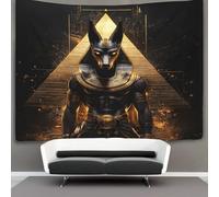 Temas egipcios Tapiz Para Colgar En La Pared, Pirámides Anu nd The Sol God Ra Wall Tapestry, Para Decoración De Dormitorio, Celebración De Fiesta De Cumpleaños O Fondo De Jardín 150cmx200cm